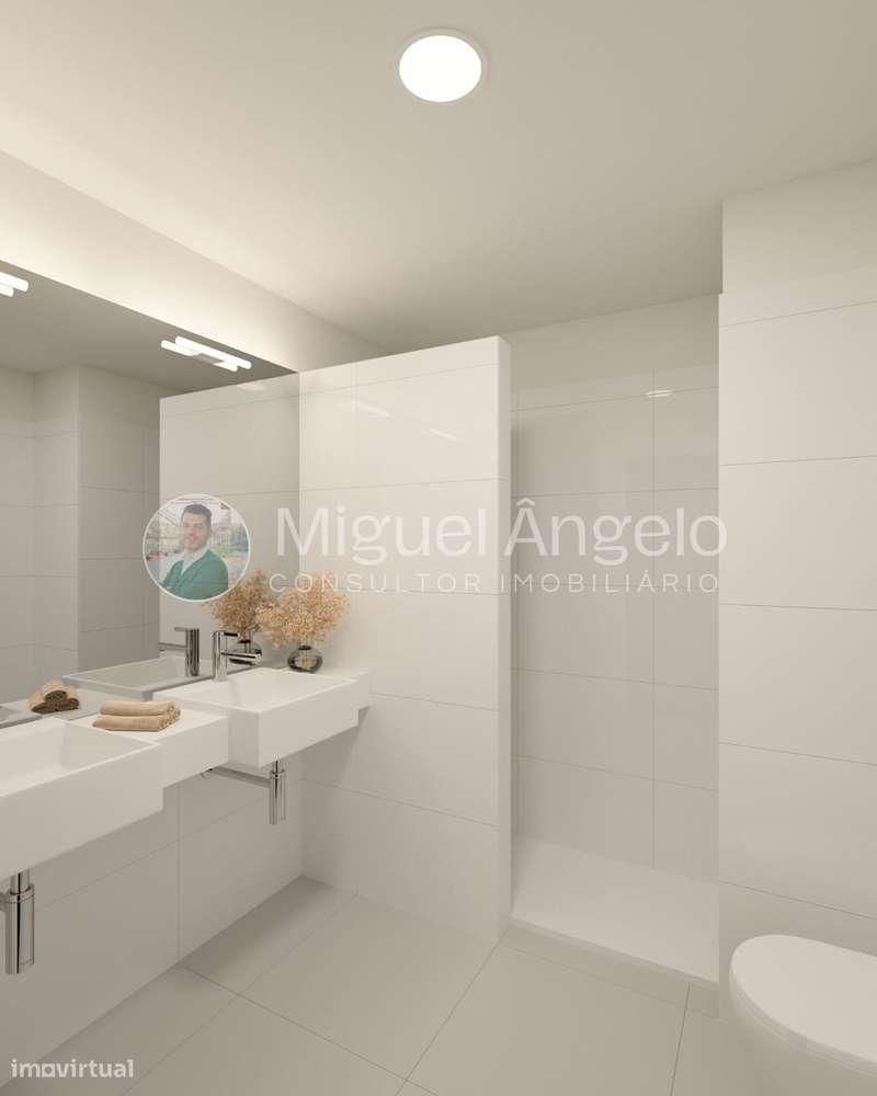 T1 novo com garagem e ótima exposição solar em Pedrouços - Grande imagem: 5/10