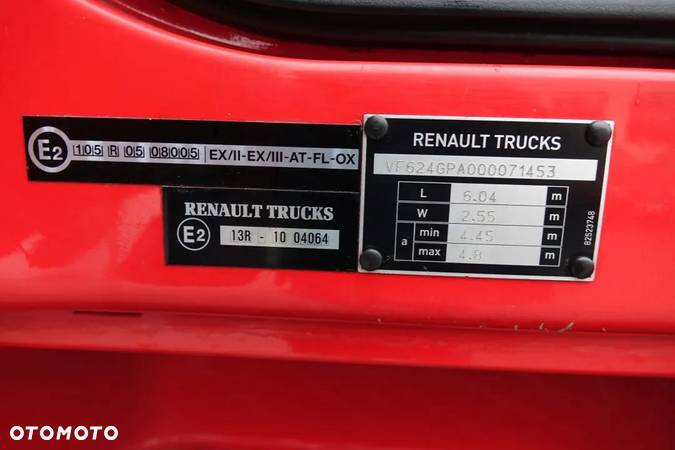Renault PREMIUM 460 DXi EURO 5 EEV / PEŁNY ADR / AUTOMAT / STANDARD / ALUMINIOWE FELGI - 33