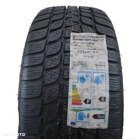 1 x BRIDGESTONE 225/45 R17 94V Blizzak LM 25 RUN FLAT Zima 2017 NIEUŻYWANA - 1