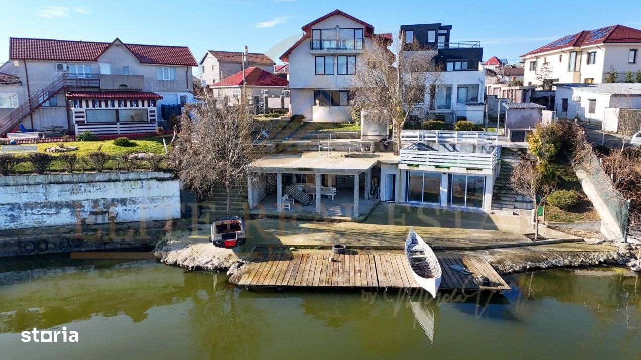 Năvodari - Casă exclusivistă cu ponton privat – Primul rând la lac - Imagine principală: 2/20