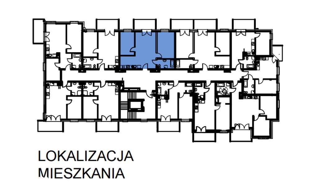 Osiedle Grunwaldzkie. 3 pokoje - 61,39 m2 - Pełny obrazek: 3/17
