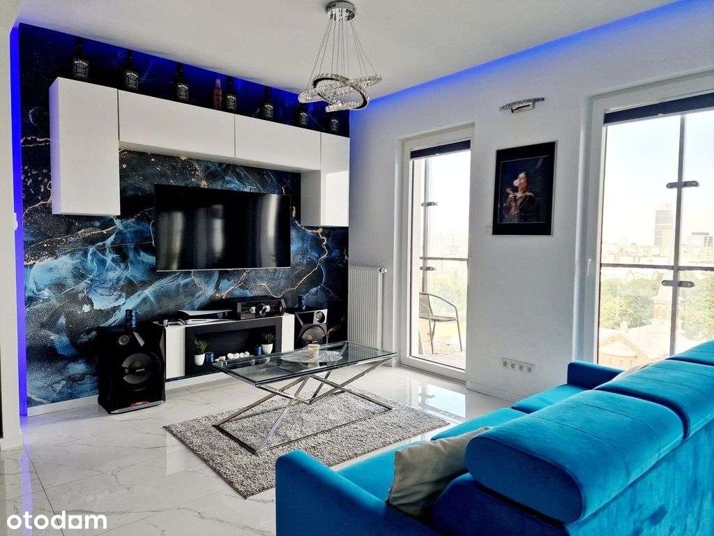 Apartament z widokiem na Warszawskie wieżowce-0