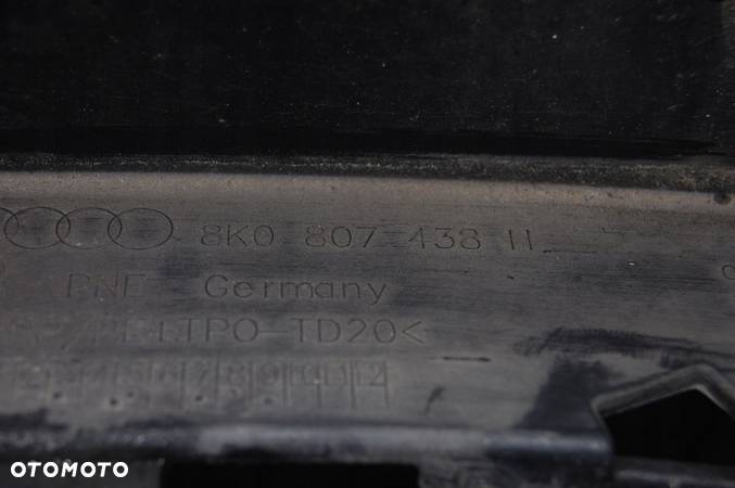 AUDI A4 B8 ALLROAD NAROŻNIK ZDERZAKA PRZÓD PRAWY 8K0807438H - 8