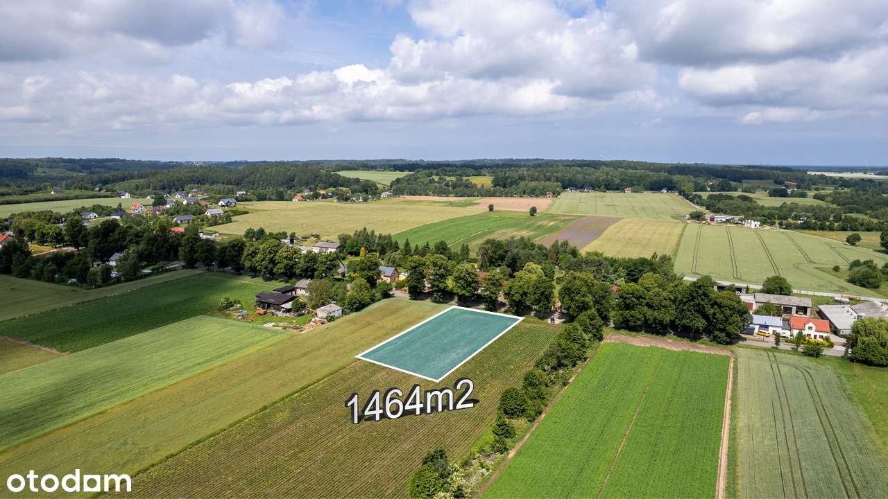 Perlino, działka budowlana 1464 m² przy ul. Lipowej, gmina Gniewino-8