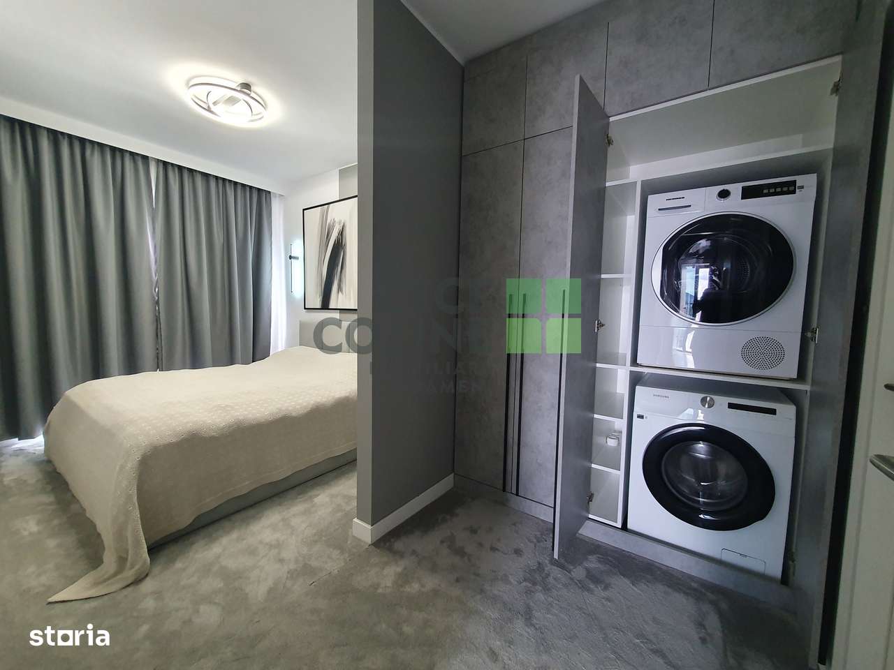Apartament 3 camere premium, bucătărie închisă, Silk District-10