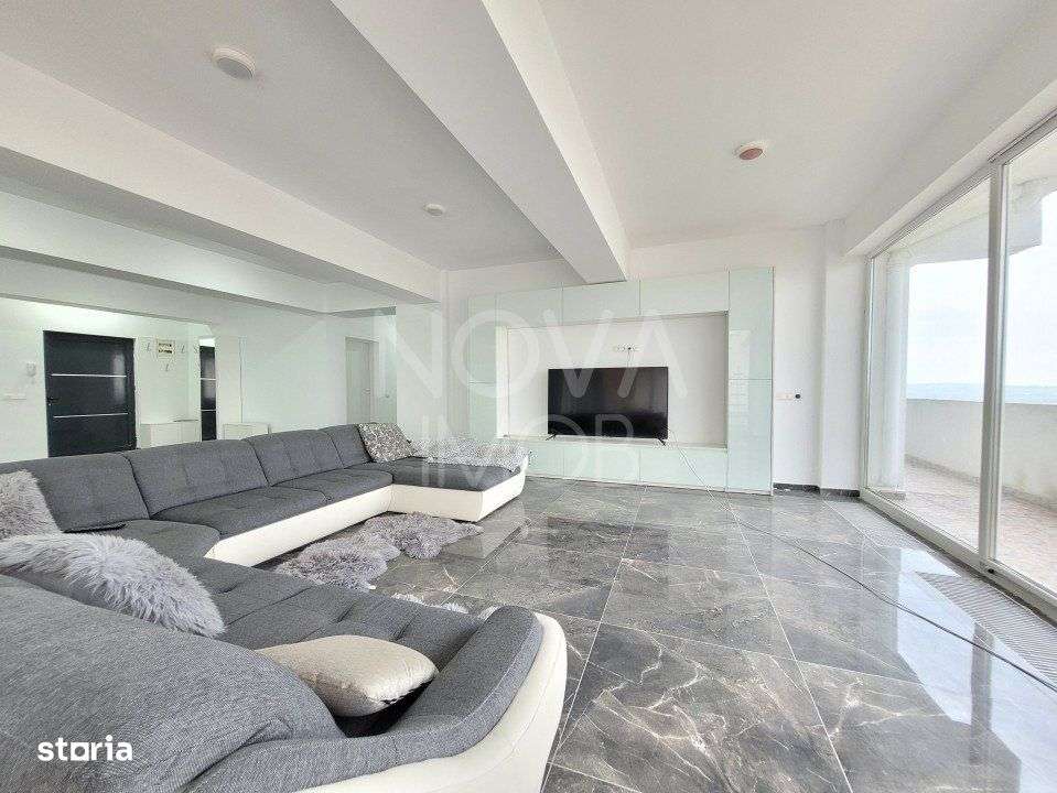 PENTHOUSE DE LUX CU TERASĂ PANORAMICĂ ȘI PRIVELIȘTE SPRE MUNȚII F - Imagine principală: 2/17