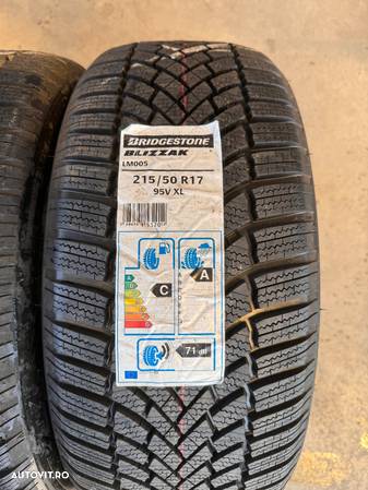 Vând 4 anvelope 215/50/17 bridgestone de iarnă noi - 4