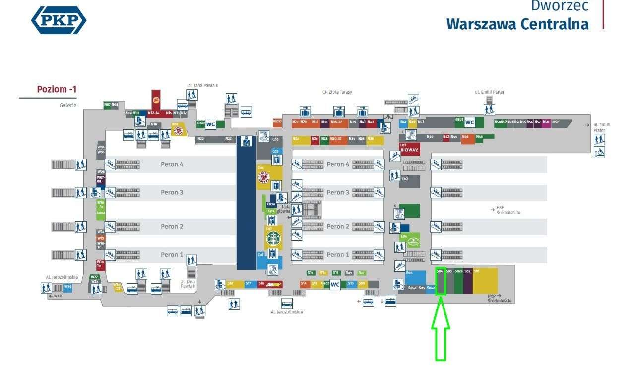 Lokal handlowo-usługowy nr S04, Dworzec Warszawa Centralna - Pełny obrazek: 4/7
