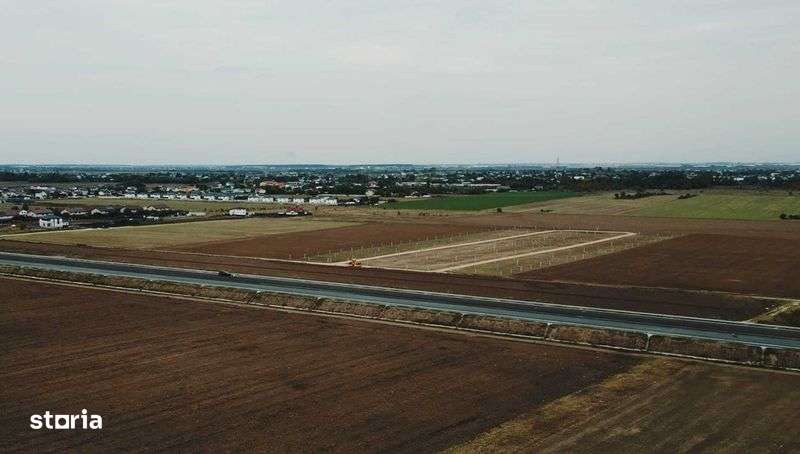 LOTURI TEREN, DOMNESTI, 496-632 mp, RATE la dezvoltator, 39 eur/mp+TVA - Imagine principală: 4/7