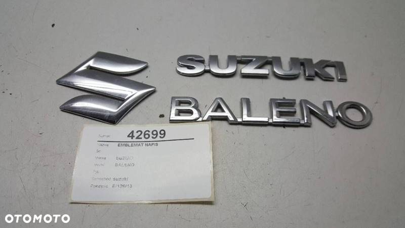 EMBLEMAT NAPIS ZNACZEK SUZUKI BALENO II 2 EU - 3