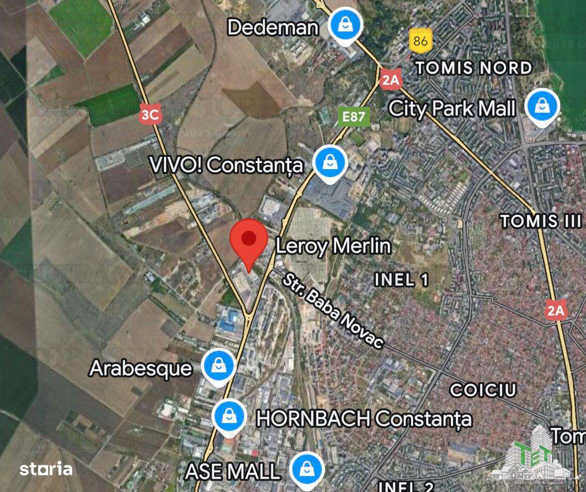 Teren de vanzare 4300mp  ( P+ 10 ) in Constanta  Zona Aurel Vlaicu - Imagine principală: 2/6