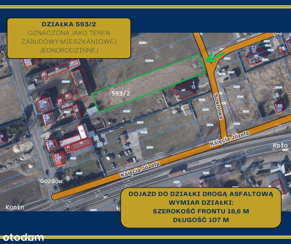 Atrakcyjna działka na sprzedaż. Ogrodzona.-3