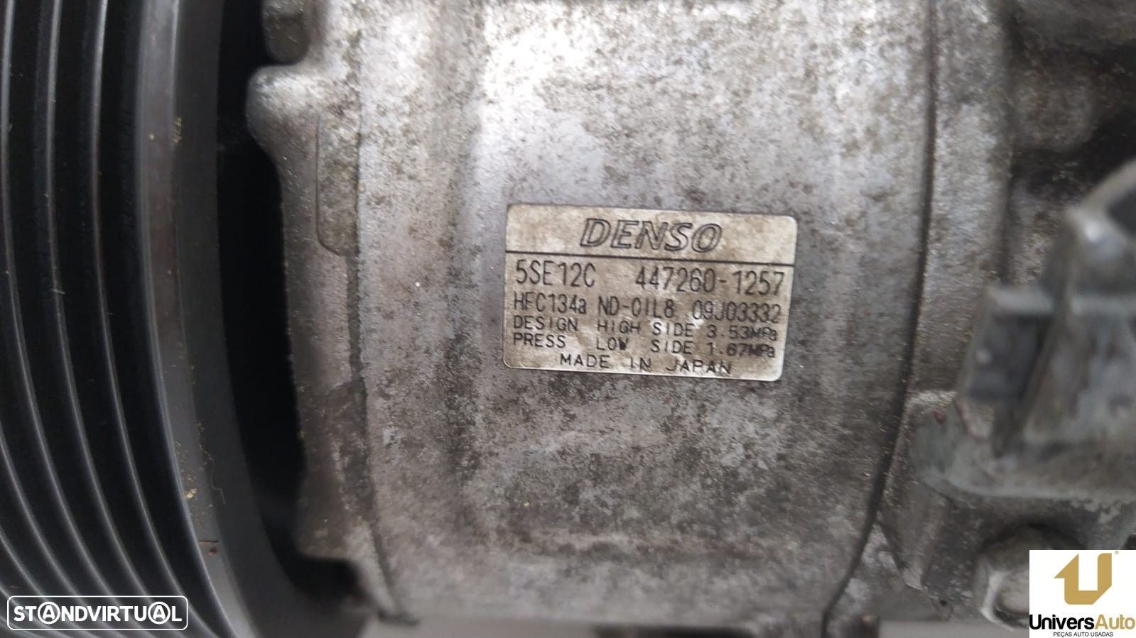 COMPRESSOR AR CONDICIONADO TOYOTA RAV 4 III 2008 -4472601257 - 1