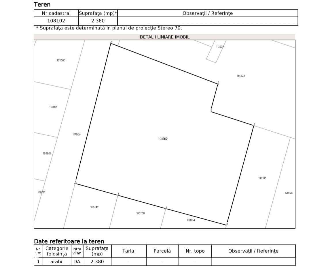 Teren intravilan, Corbu,  2380 mp langa lac - Imagine principală: 4/8