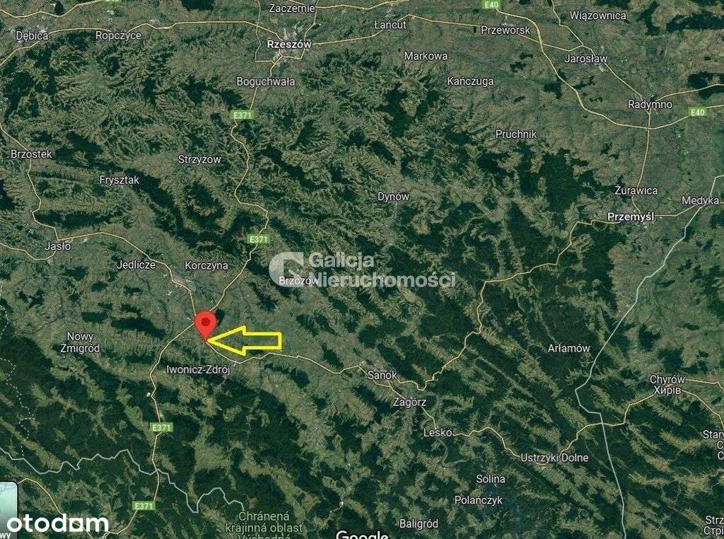 Do sprzedania działka 68 ar w Iwoniczu-0