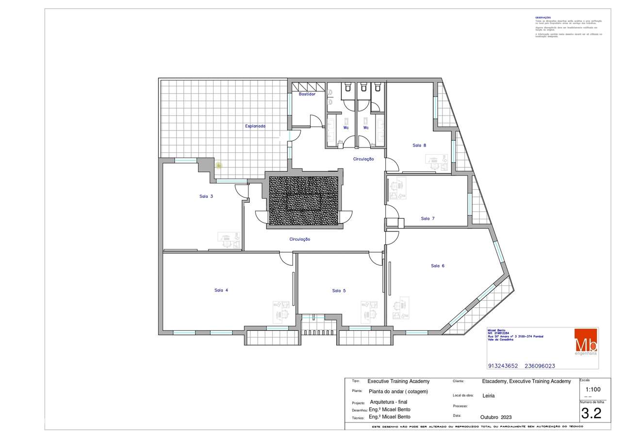 Prédio Comercial com Grandes Áreas – Rua de S. Tiago nº 1, Leiria-12