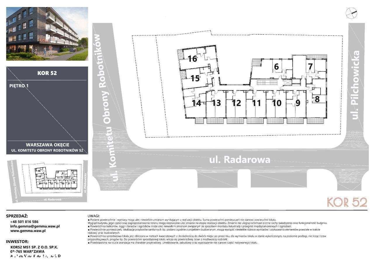 3 pokojowy apartament 59,39 m2 z loggią - Pełny obrazek: 3/9