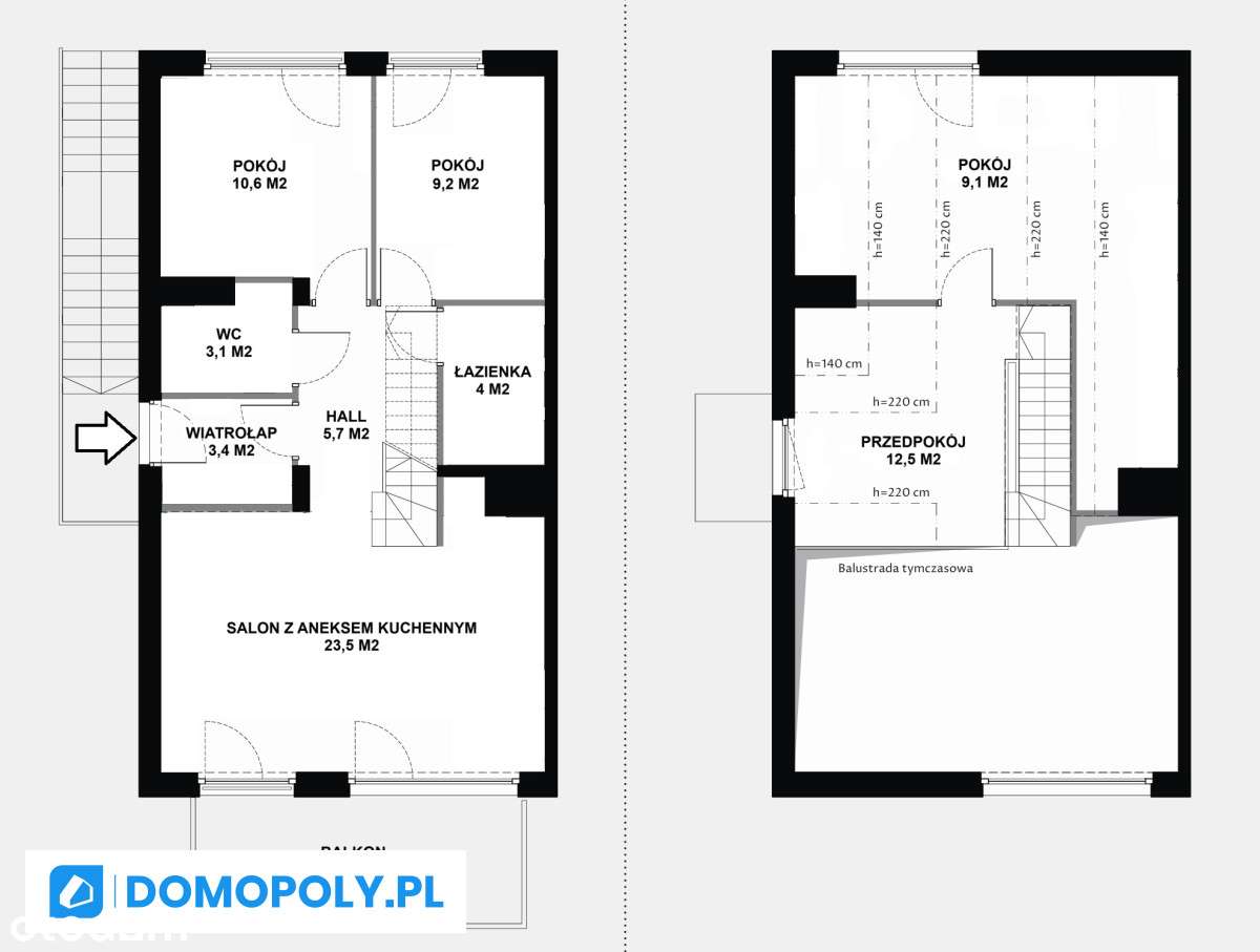 Przedsprzedaż! Dwupoziomowe z dużym tarasem!-3