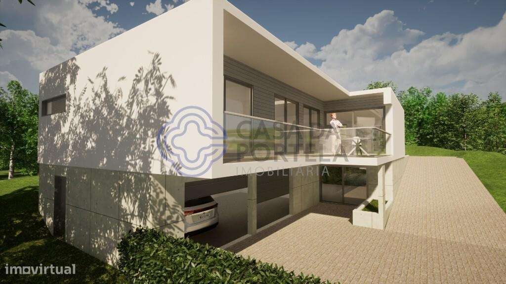 TERRENO COM PROJETO DE CONSTRUÇÃO / MORADIA UNIFAMILIAR EM SERZEDO - Grande imagem: 5/10