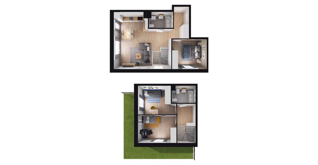 4-pokojowe mieszkanie 70m2 + ogródek Bez Prowizji - Pełny obrazek: 3/8