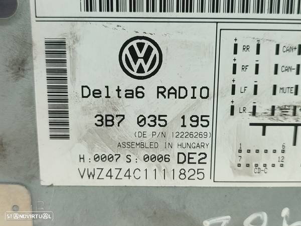 Radio Cd Volkswagen Golf Iv (1J1) - 6