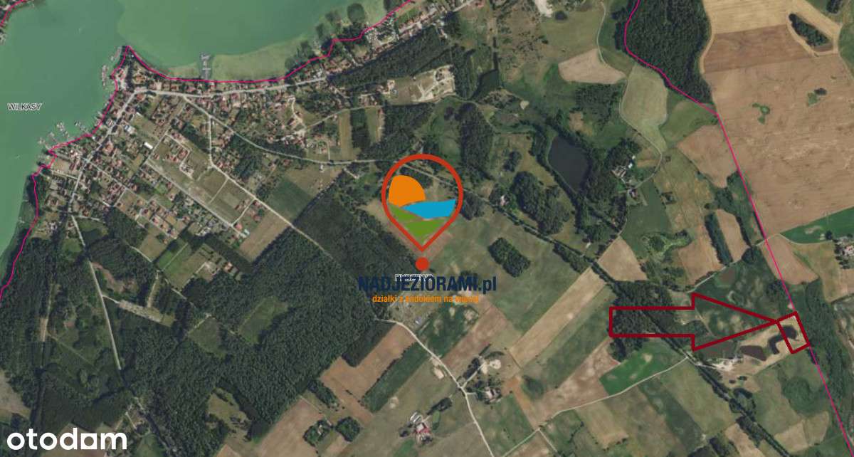 Działka z prywatnym stawem / WZ / Rydzewo-1