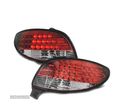 FAROLINS TRASEIROS LED PARA PEUGEOT 206 98- RED CRYSTAL VERMELHO CRISTAL - 1