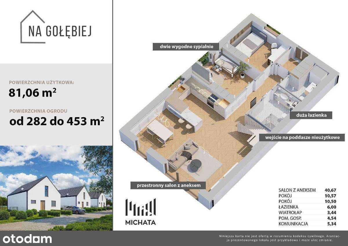 Ostatni wolnostojący dom parterowy/oddanie do końca roku!! - Pełny obrazek: 4/10