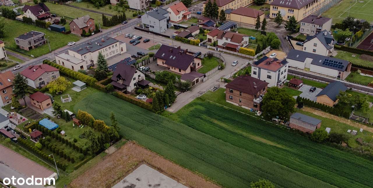 Działka usługowa 800m² Bojszowy. Pod sklep, gabinety, własna droga!-0