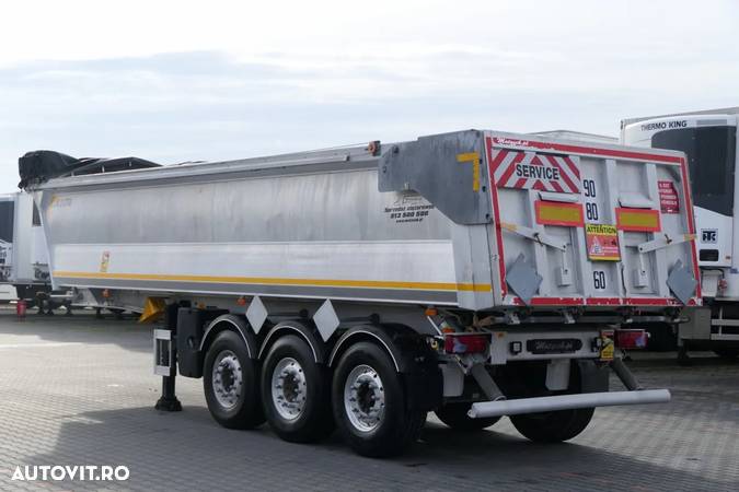 Benalu CAMION BASCULANTE - 27 M3 / TOT ALUMINIU / AXIE ELEVABILĂ 2X - 6