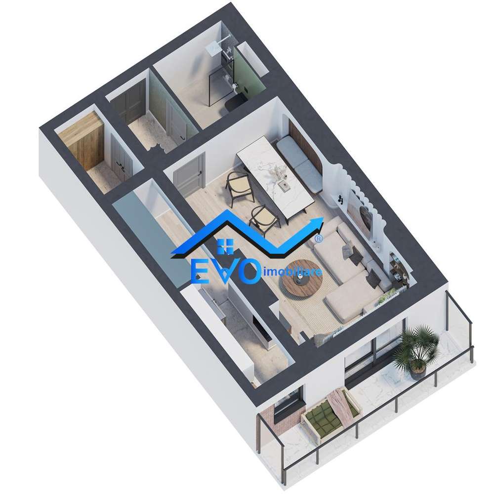 Apartament de vanzare, 1 camera, open space, Galata - Imagine principală: 2/4