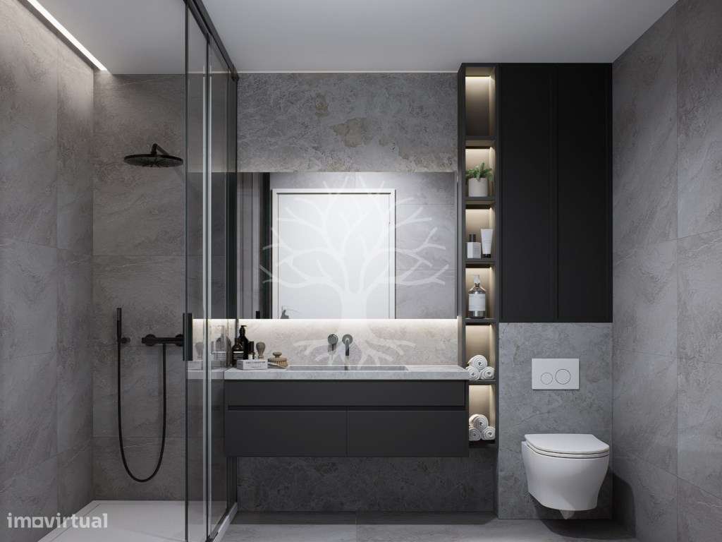 Apartamento T1 em construção com varanda e lugar de garagem, São Jo...-3