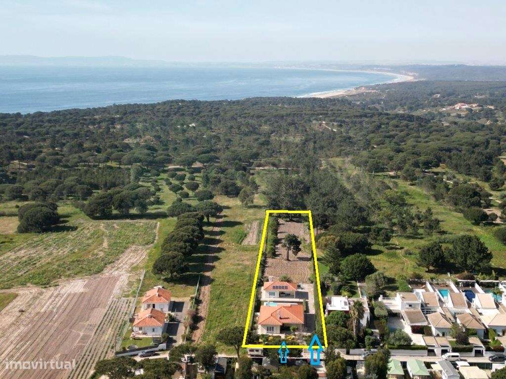 Moradias térreas T3 e T1, piscina, lote 5.250m2, Meco, Sesimbra - Grande imagem: 5/53