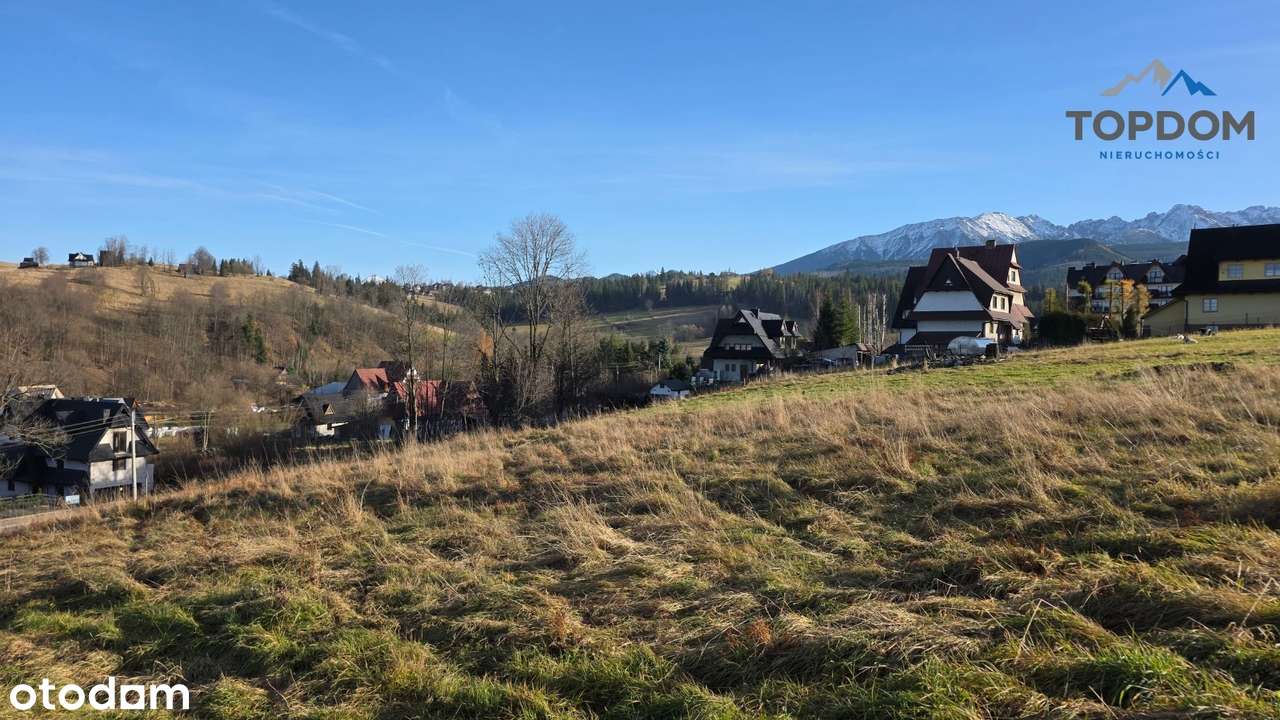 DZIAŁKA Z WIDOKEM W ZAKOPANEM Z POZWOLENIEM NA 3 DOMY I GARAŻ NA 6 AUT-15