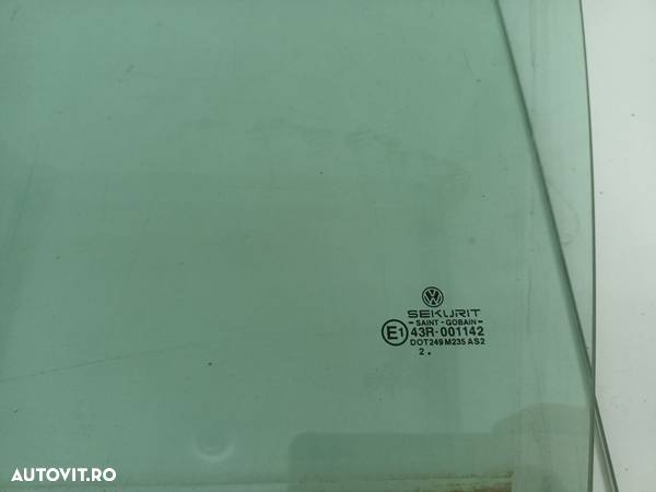 Geam usa stanga fata VW POLO 9N AZQ / BME 2001-2007 - 3