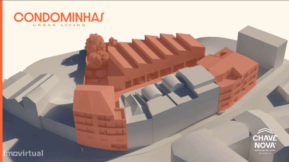 Apartamento T2 c/Terraço | Empreendimento Condominhas (Porto) - Grande imagem: 2/9