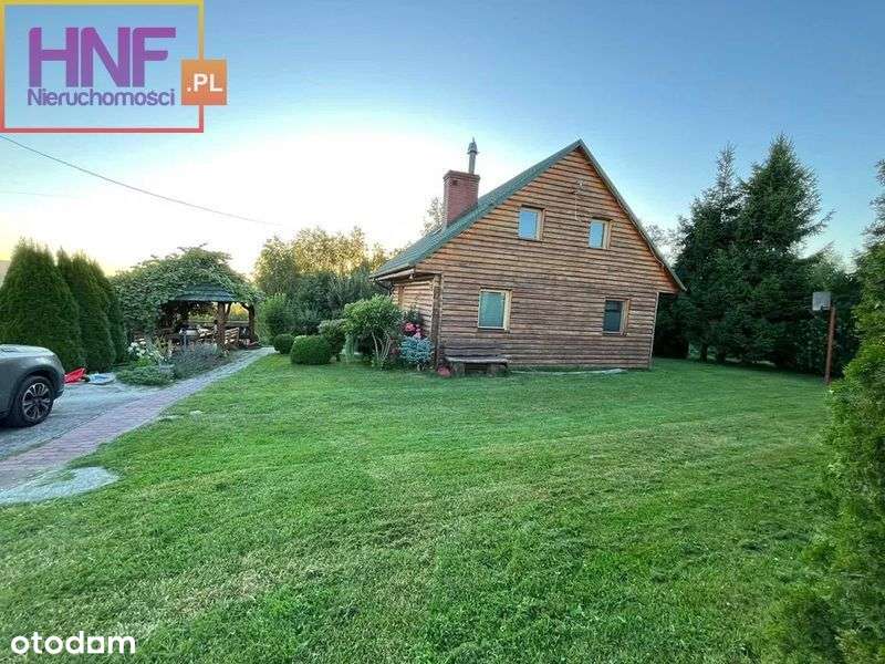 Dom z bali rejon Jeziora Rożnowskiego-2