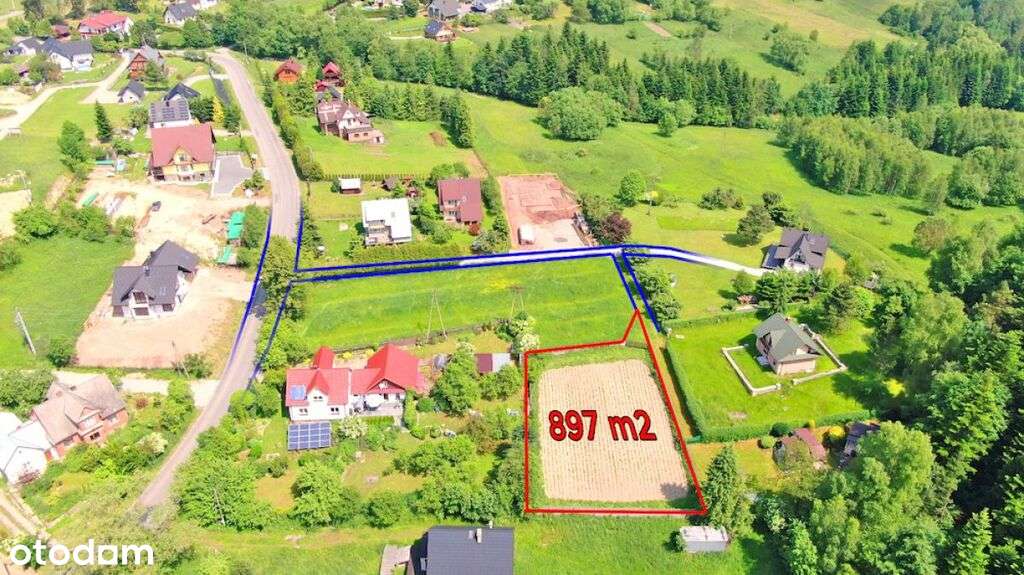 Widokowa działka budowlana w Beskidzie Żywieckim - Pełny obrazek: 5/12