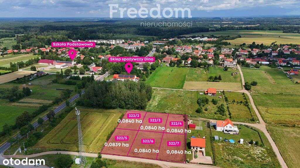 Działka budowlana w Pozezdrzu Mazury - Pełny obrazek: 2/12