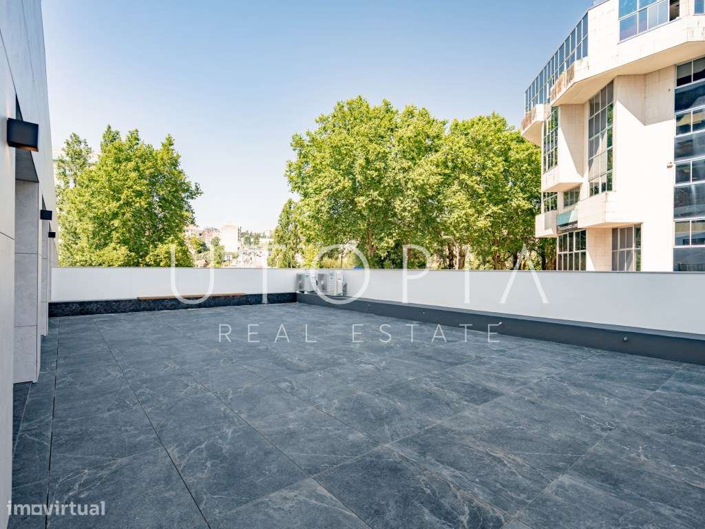 T4 novo com terraço, sala de cinema e piscina - D. João III Prestig...-53