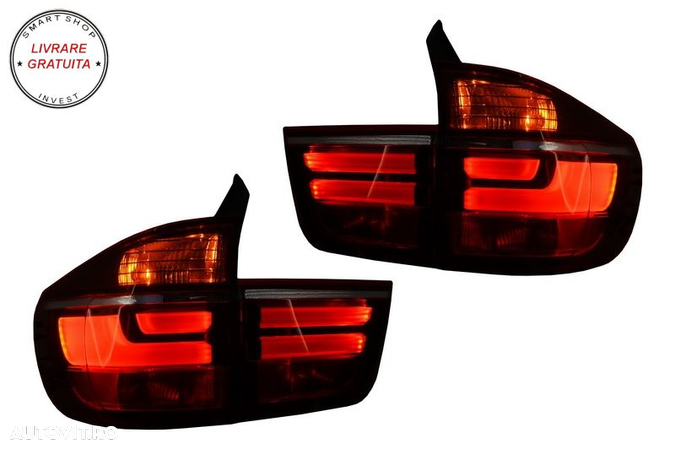 Stopuri LED BMW X5 E70 (2007-2010) Light Bar LCI Facelift Look- livrare gratuita - 6