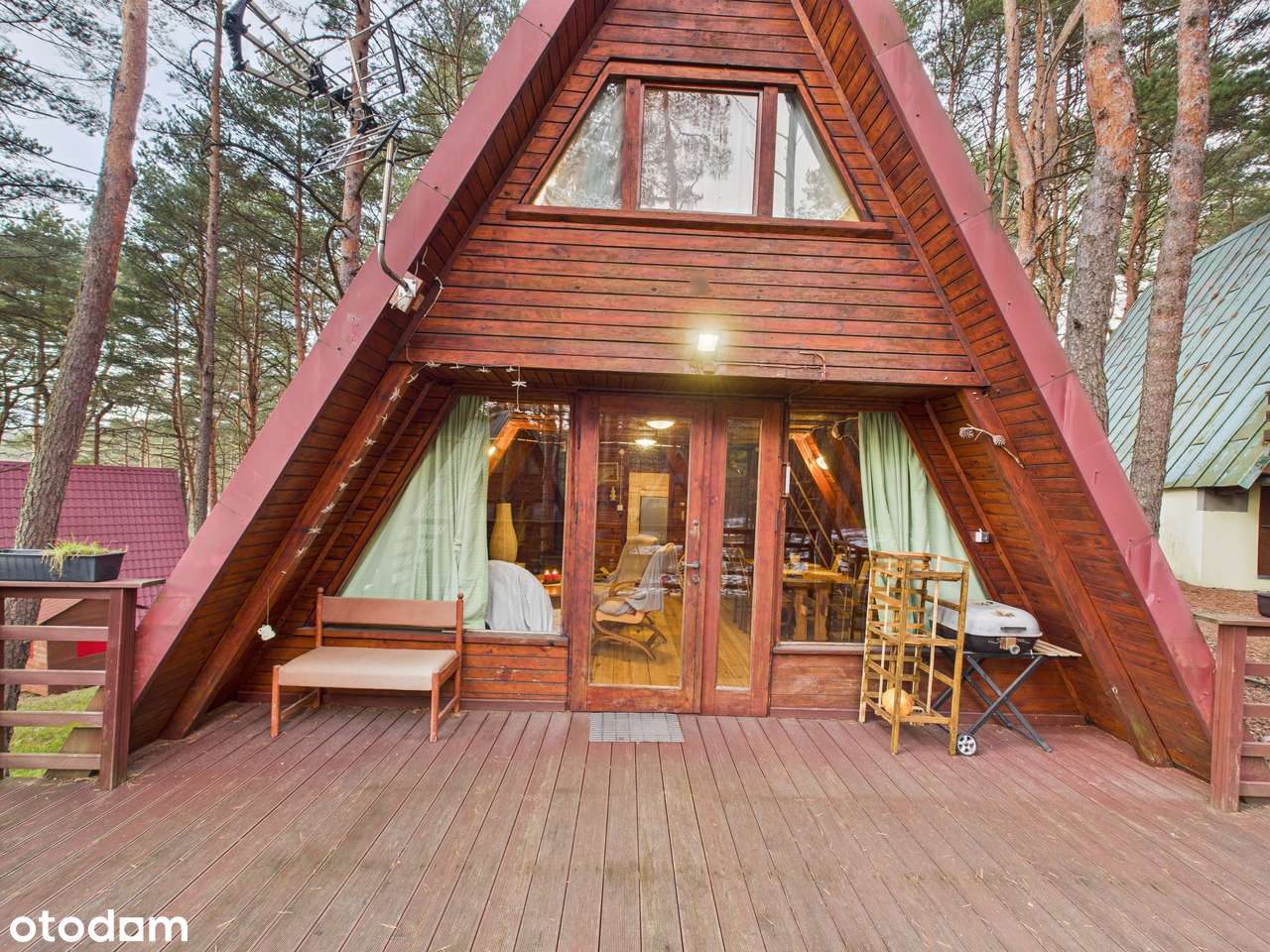Domek Letniskowy w Lesie Kominek Wyposażenie W Cenie Warężyn-3