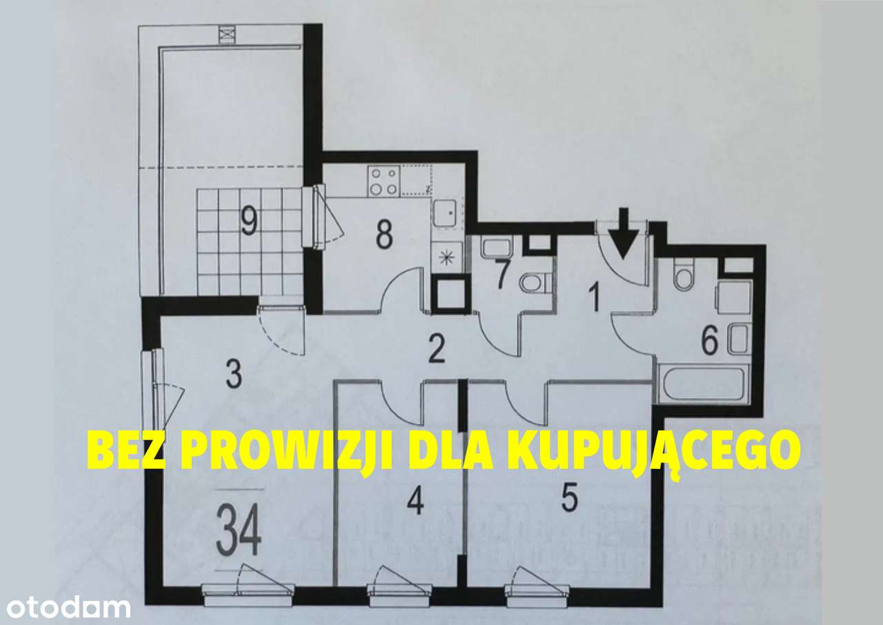 Ciche 3 pokoje, 65,5 m2, taras, garaż, bez prowizji-0