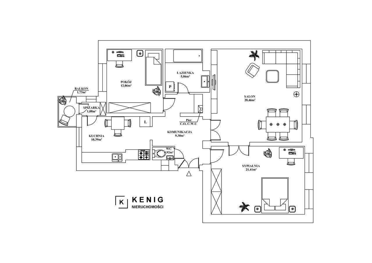 Duże bezczynszowe mieszkanie w kameralnej kamienicy-1