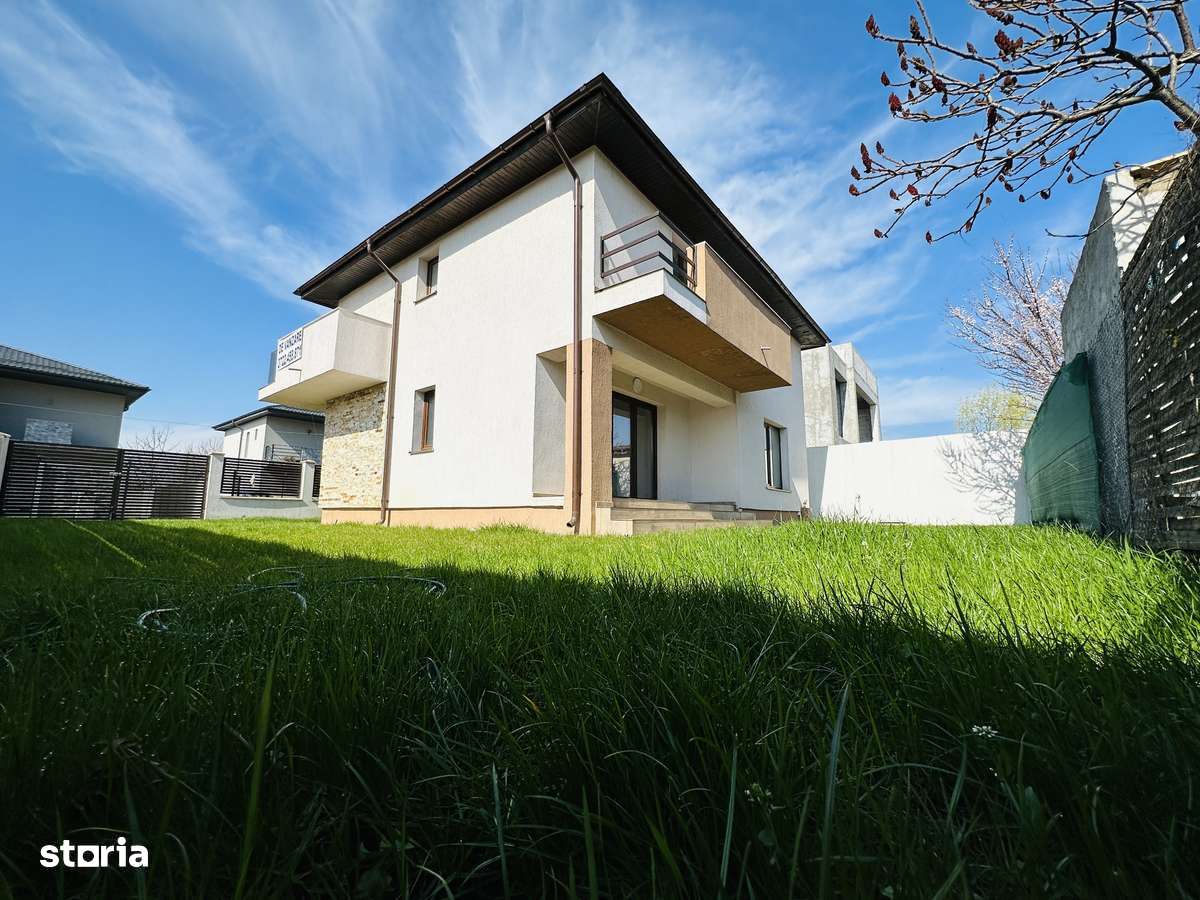 Casă modernă || nouă de vânzare Berceni Ilfov || 5 camere teren 350 mp - Imagine principală: 2/15
