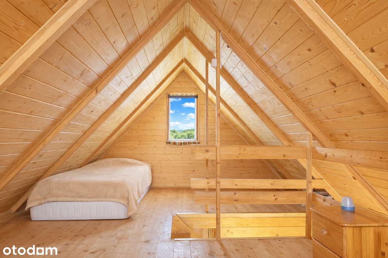 Krzyżowa, domek letniskowy 35 m2 na małej działce-5