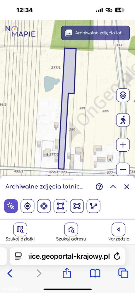 Działka 4900m² z mediami w spokojnej okolicy - Pełny obrazek: 4/4