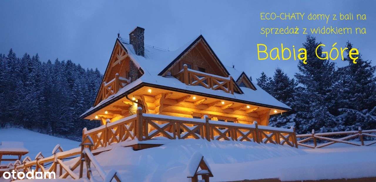 Dom z drewna działka widokowa Zawoja Babia Góra-6