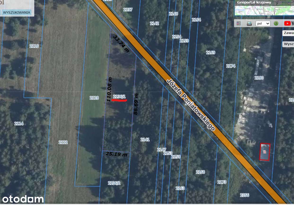 Sprzedam działkę – Dobre, ul. Poniatowskiego-0