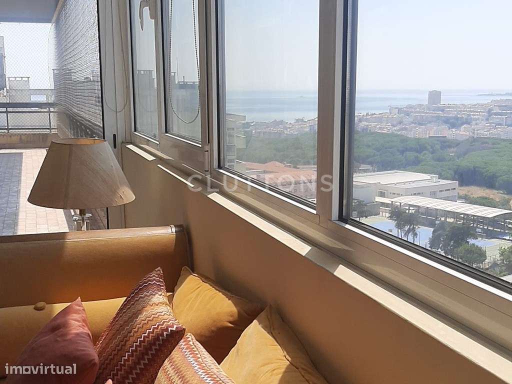 Viver com vista nas Torres do Restelo - Belém, Penthouse T4, varand...-8